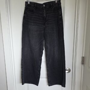 American Eagle Outfitters Charcoal Flare Jeans